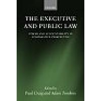 The Executive and Public Law Power and Accountability in Comparative Perspective (Hardback)