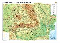Harta fizico-geografica si a resurselor Romaniei