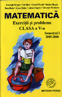 Matematic&#259;. Exerci&#355;ii &#351;i probleme pentru clasa a V-a, semestrul I 2005-2006