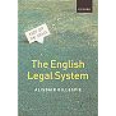 The English Legal System 1/e (Paperback)