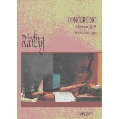 Concertino în Re pentru vioară şi pian op. 25