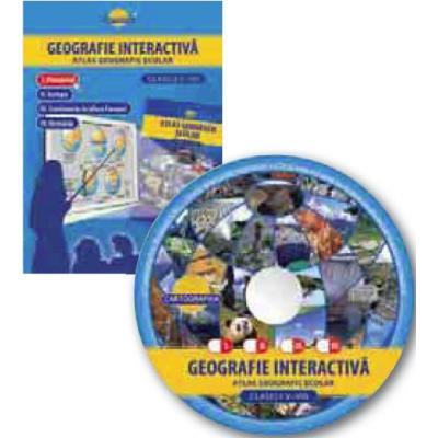 Geografie Interactivă Set Complet - 4 CD-uri