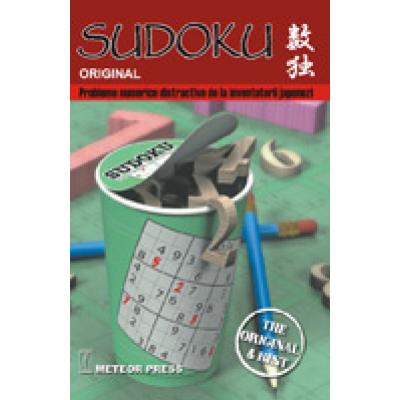 SUDOKU original japonez. Probleme numerice distractive pentru pasionaţi, de la inventatorii japonezi.