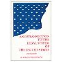 Introduction to the Legal System of the United States 3/e (Paperback)