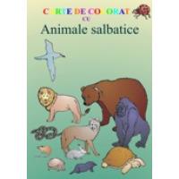Carte de colorat cu Animale salbatice