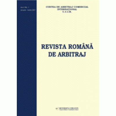 Revista Romana de Arbitraj