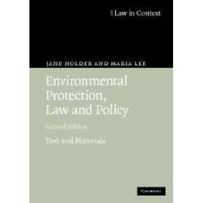 Environmental Protection, Law and Policy 