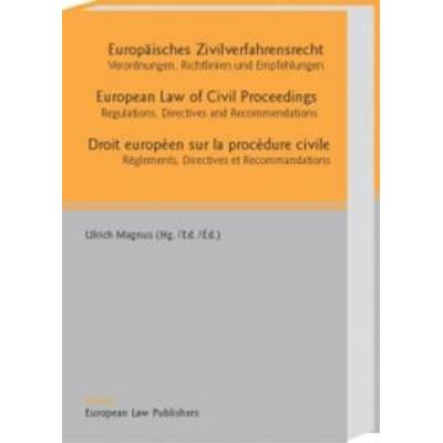 European Law of Civil Proceedings