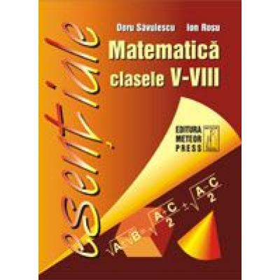 Matematică - formule utile pentru elevii claselor V-VIII