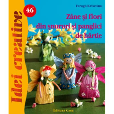 Zane si flori din snururi si panglici de hartie